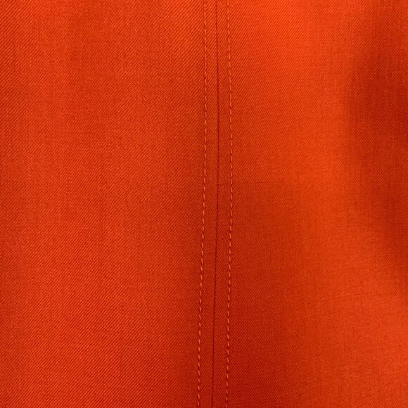 Les Copains Italy Wool Flare Trampet Skirt in Terracotta/ Orange Sz 8 - Picture 14 of 14